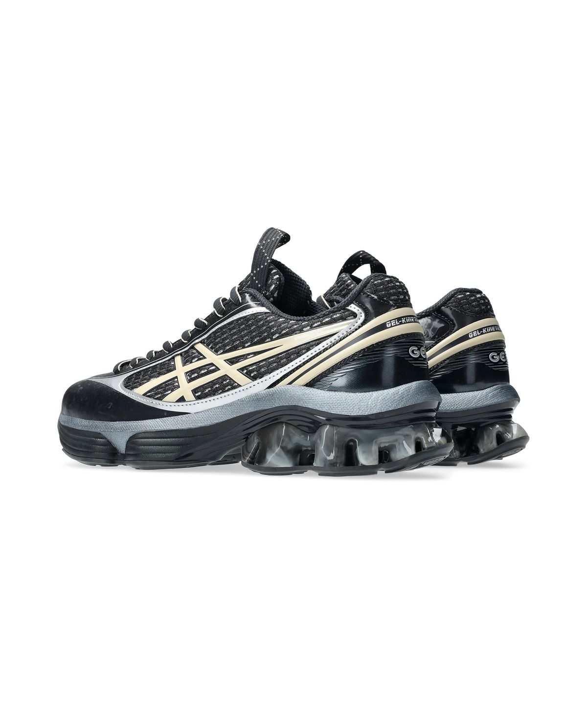 아식스(ASICS) US6-S 젤 키네틱 플루언트 - 블랙:바닐라 / 1203A748-001