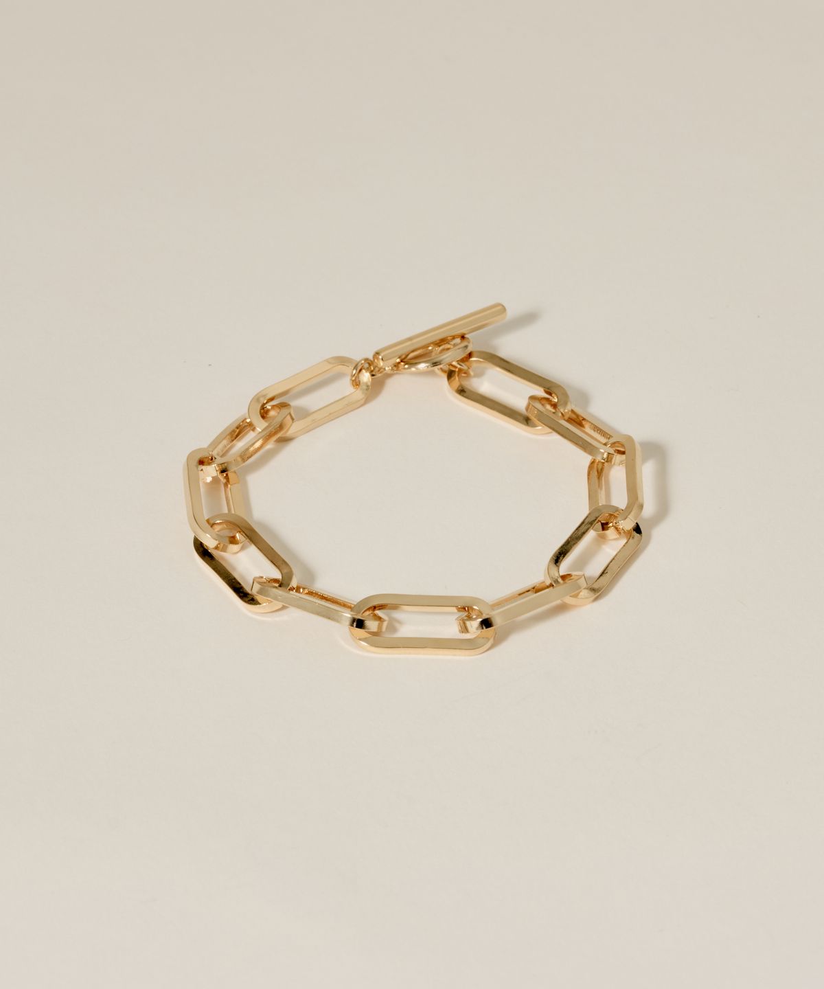 노비스도쿄(NOVICE TOKYO) 맨틀 오벌 체인 팔찌 Mantel Oval Chain Bracelet[Stainless] / Gold