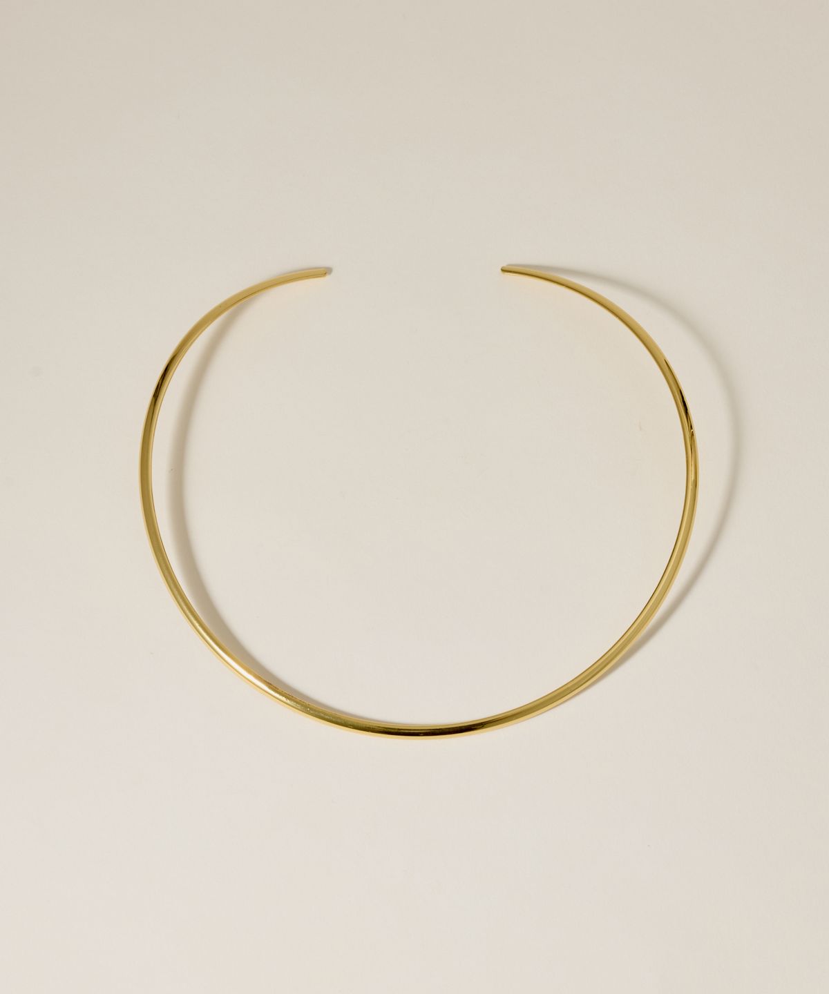 노비스도쿄(NOVICE TOKYO) 플레인 초커 Plain Choker［Stainless］ / Gold