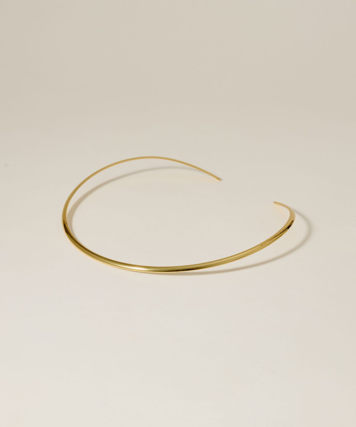 노비스도쿄(NOVICE TOKYO) 플레인 초커 Plain Choker［Stainless］ / Gold