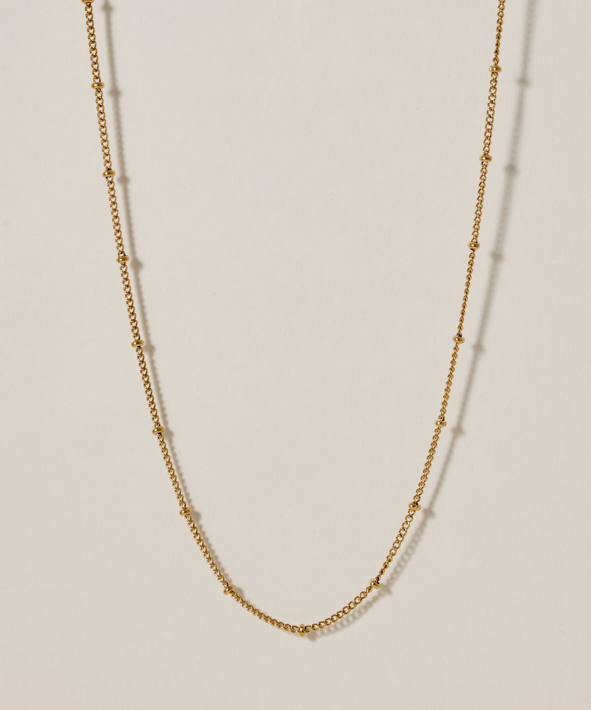 노비스도쿄(NOVICE TOKYO) 글리터 체인 목걸이 Glitter Chain Necklace[Stainless] / Gold
