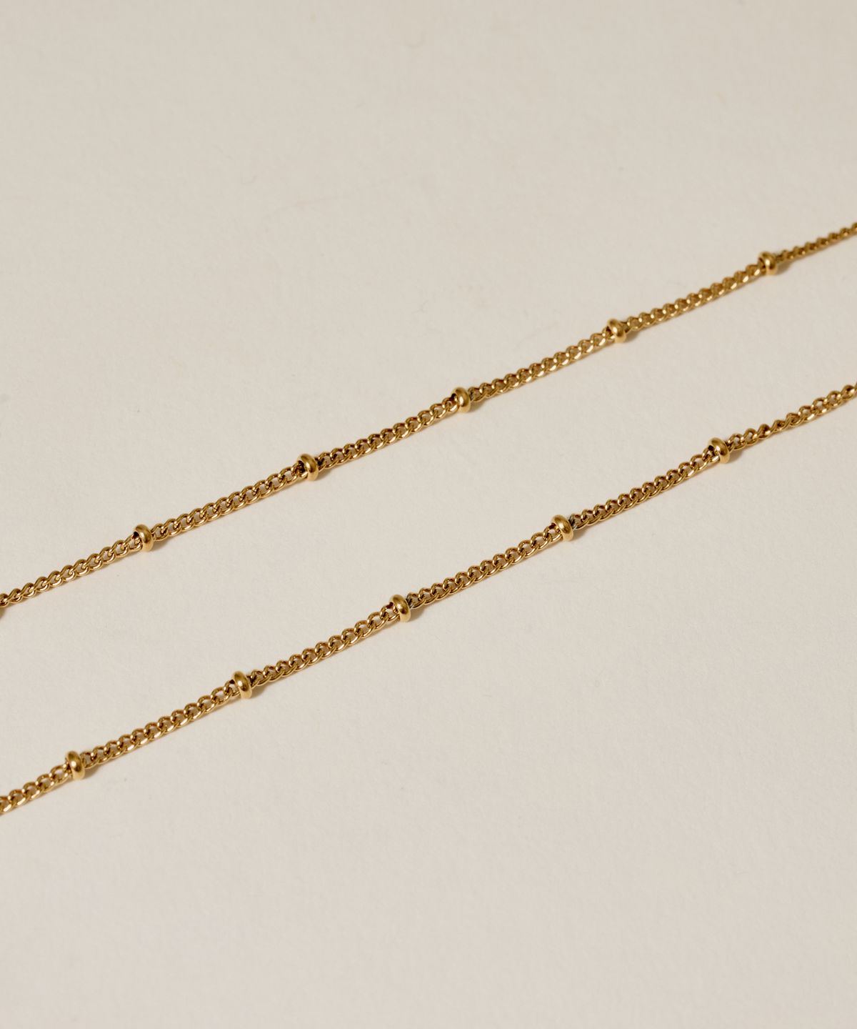 노비스도쿄(NOVICE TOKYO) 글리터 체인 목걸이 Glitter Chain Necklace[Stainless] / Gold