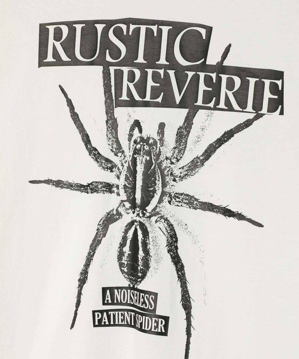 러스틱 레버리(RUSTIC REVERIE) 스레드 오브 미 오버사이즈 티셔츠_화이트