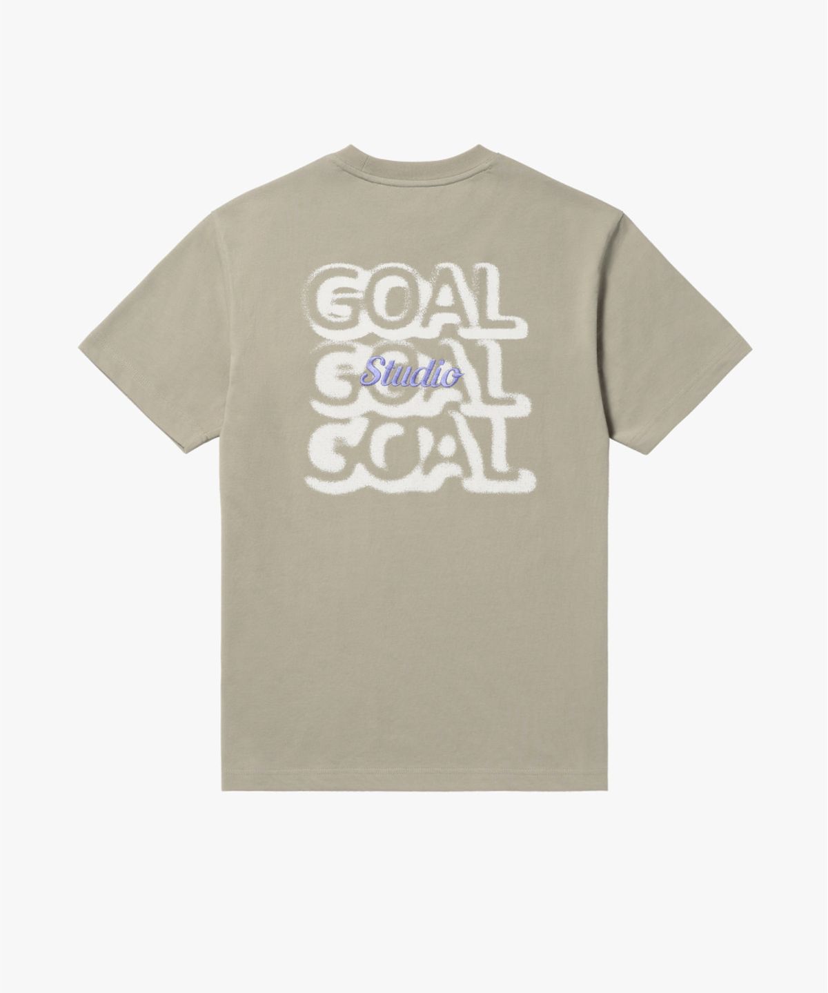 골스튜디오(GOALSTUDIO) HATTRICK GOAL TEE-BEIGE