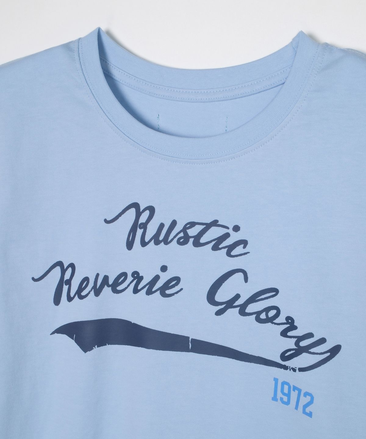러스틱 레버리(RUSTIC REVERIE) 러스틱 레버리 글로리 크롭 티셔츠_스카이블루