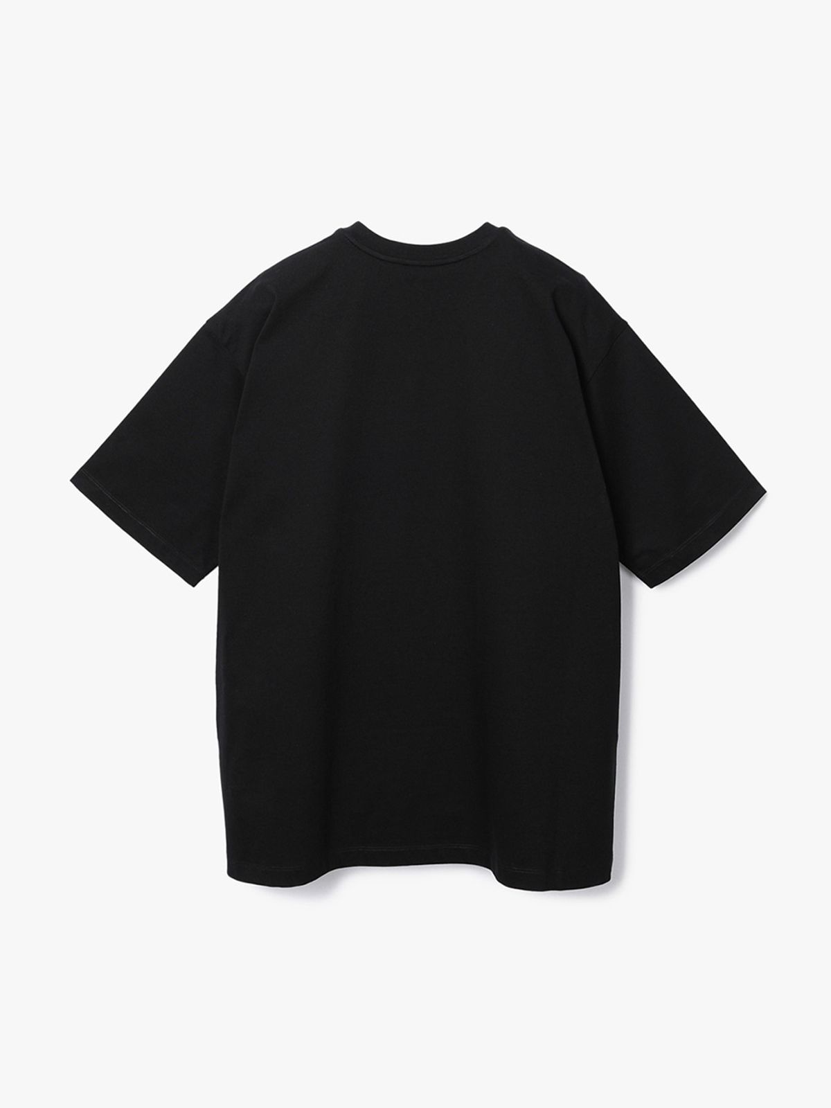 하우스공칠이씨(HAUS072C) JOSH MOMO OVERFIT T-SHIRT BLACK