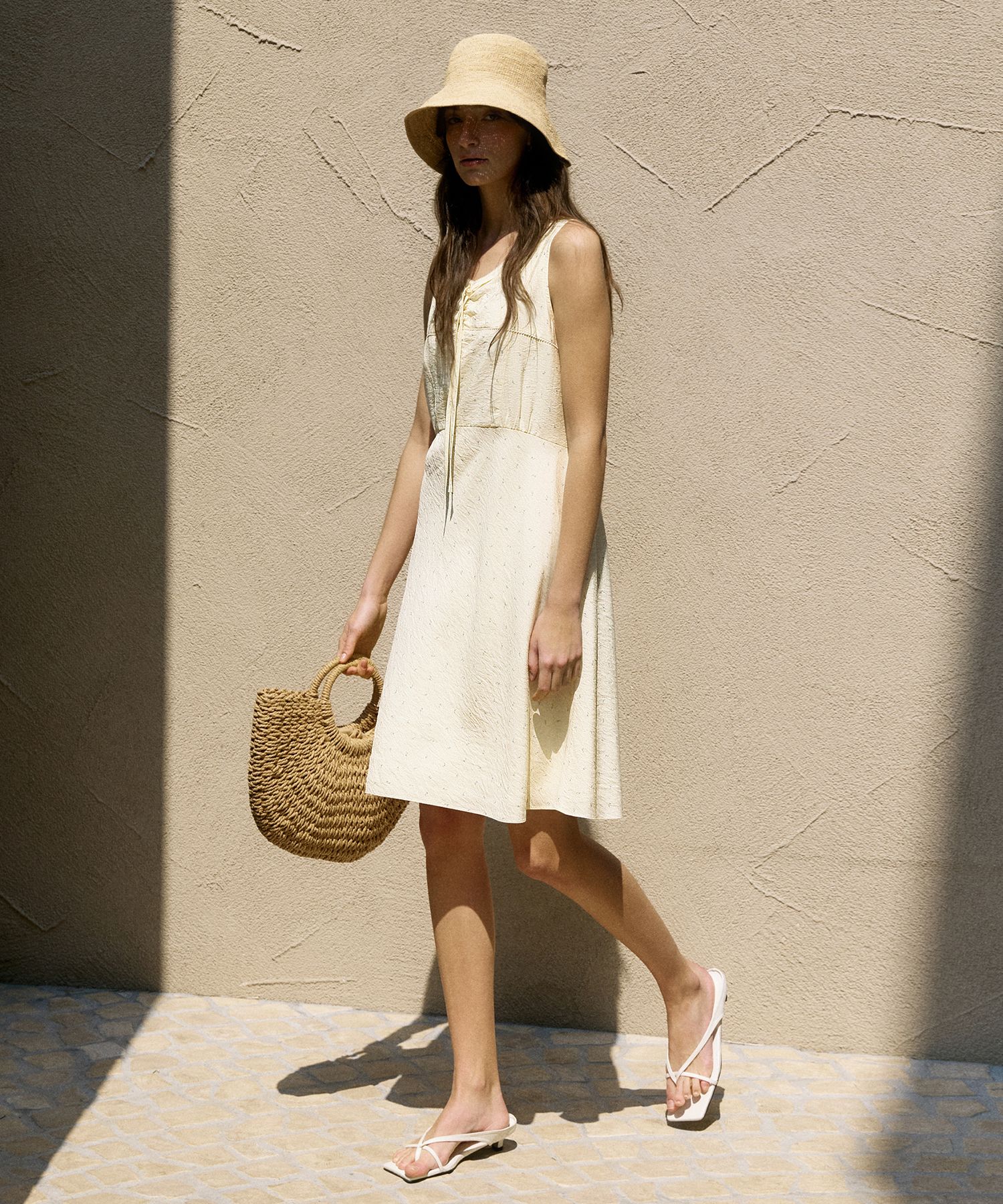 ワンピース octette SOPIA DAISY OPS_BUTTER YELLOW MUSINSA公式 | OCTETTE Sophia Daisy One Piece - Butter Yellow