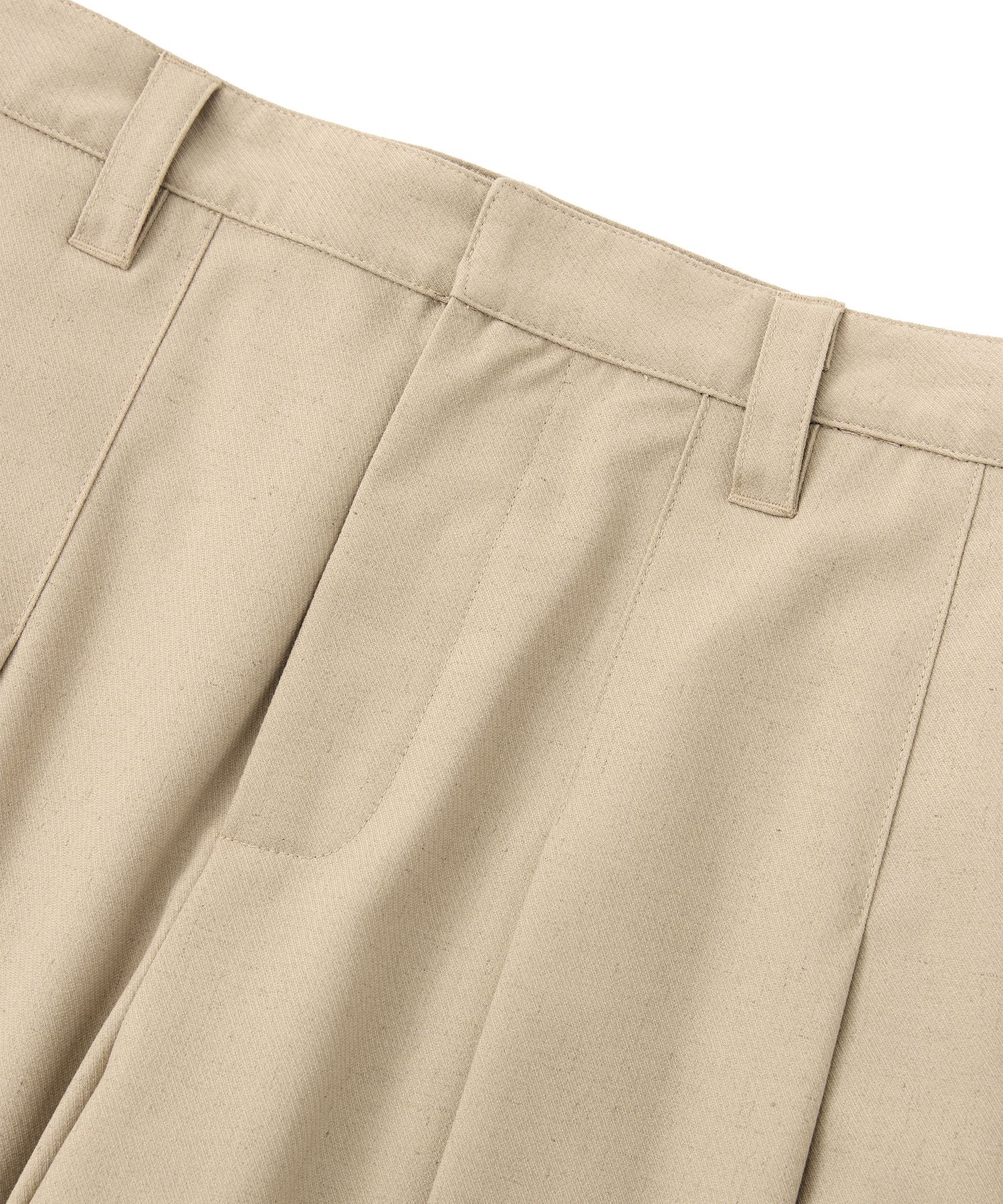 スラックス DNSR Multi-pleated wide slacks 5FT0048 MUSINSA | DNSR Summer Multi-Pleated Wide Slacks Beige