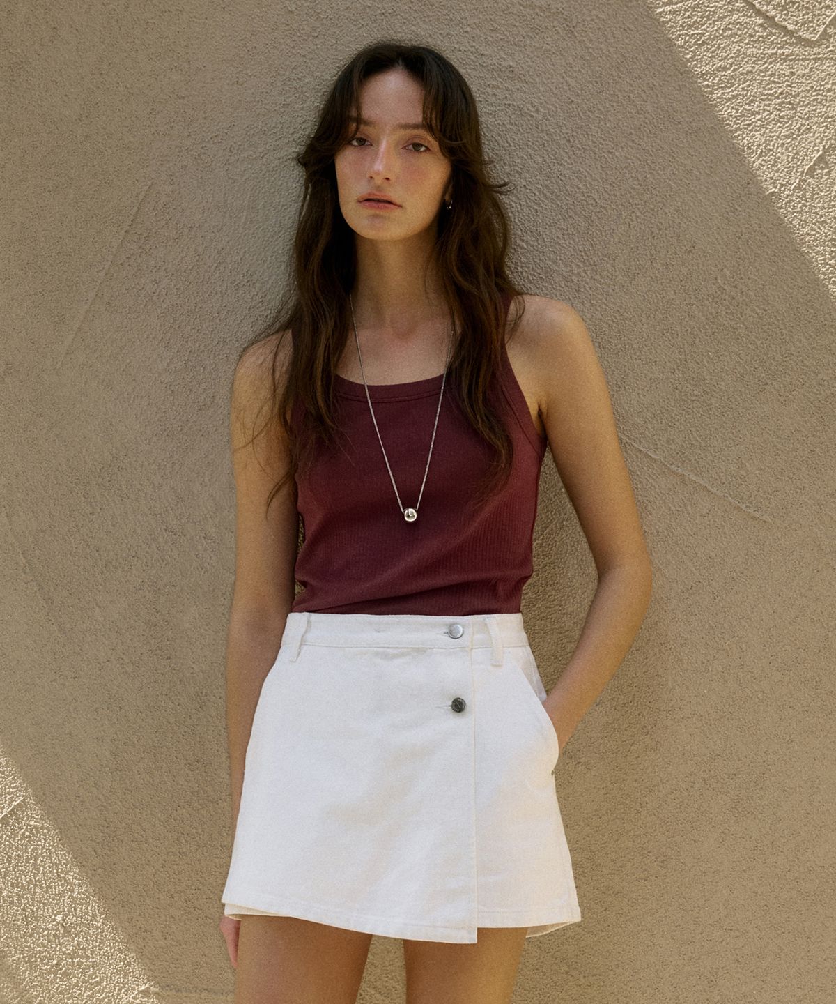 오떼뜨(OCTETTE) MALLANG RIBBED SLEEVELESS_3COLOR