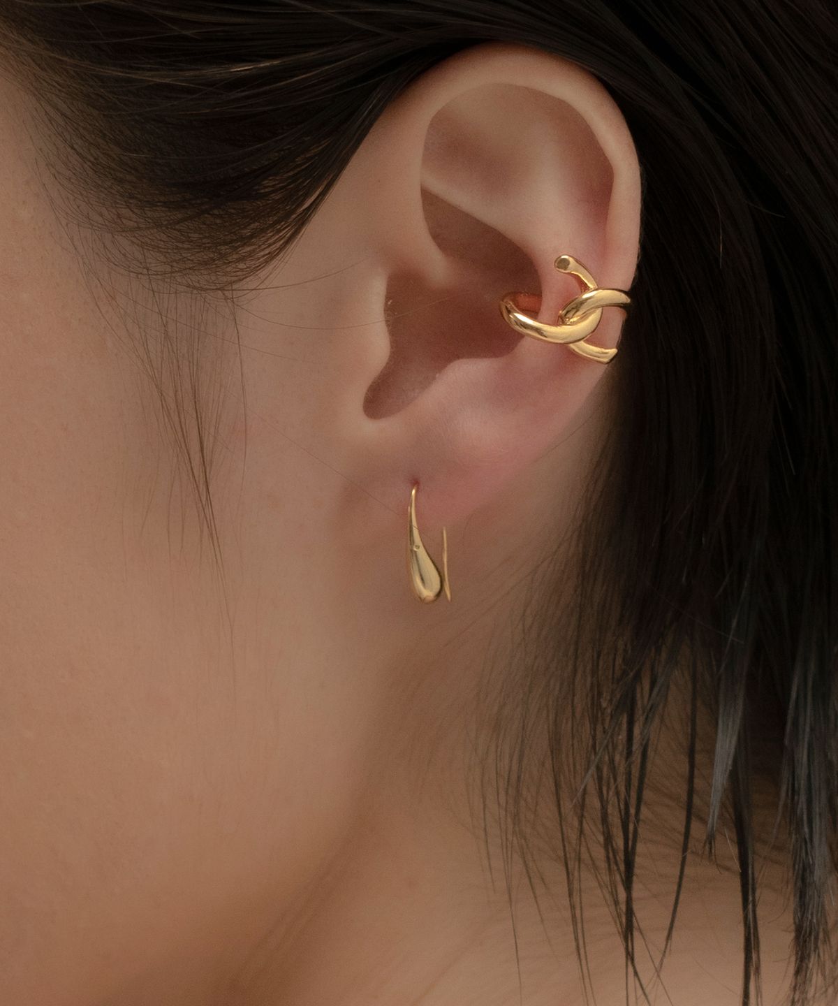 노비스도쿄(NOVICE TOKYO) 티어드롭 피어스 Teardrop Pierce / Gold