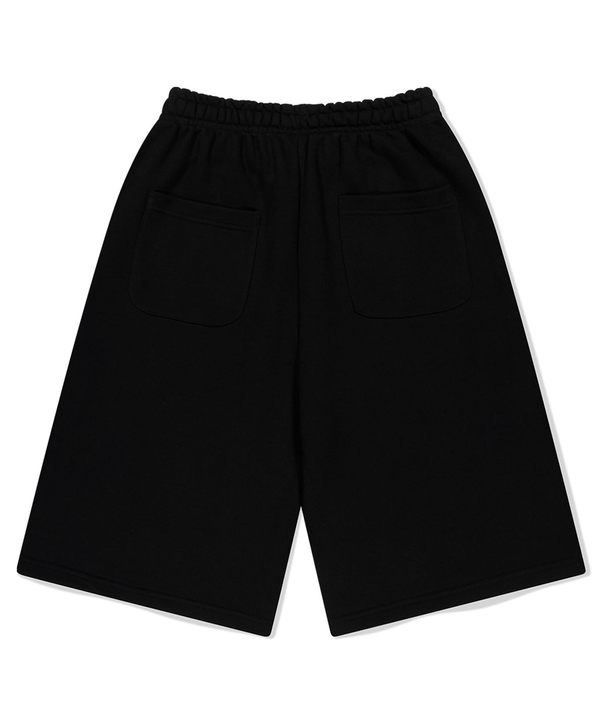 마하그리드(MAHAGRID) BERMUDA MAH APPLIQUE SWEATSHORT BLACK(MG2FMMPA06A)