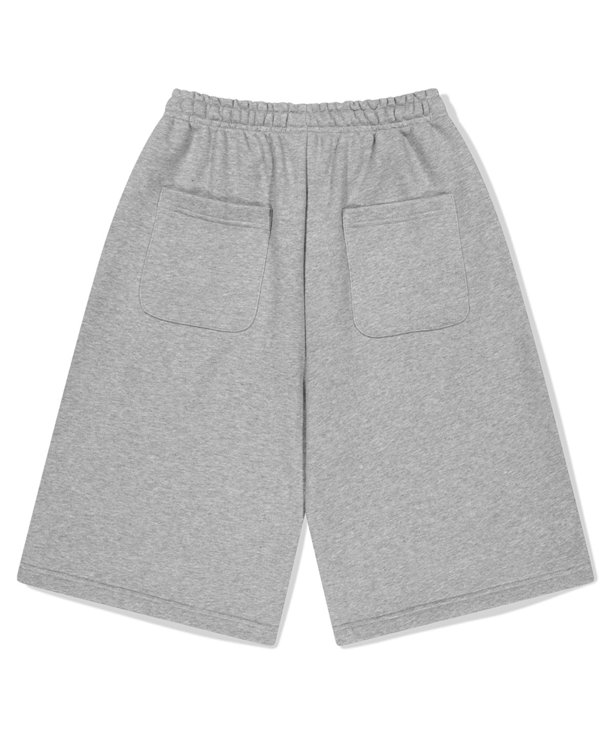 마하그리드(MAHAGRID) BERMUDA MAH APPLIQUE SWEATSHORT GREY(MG2FMMPA06A)