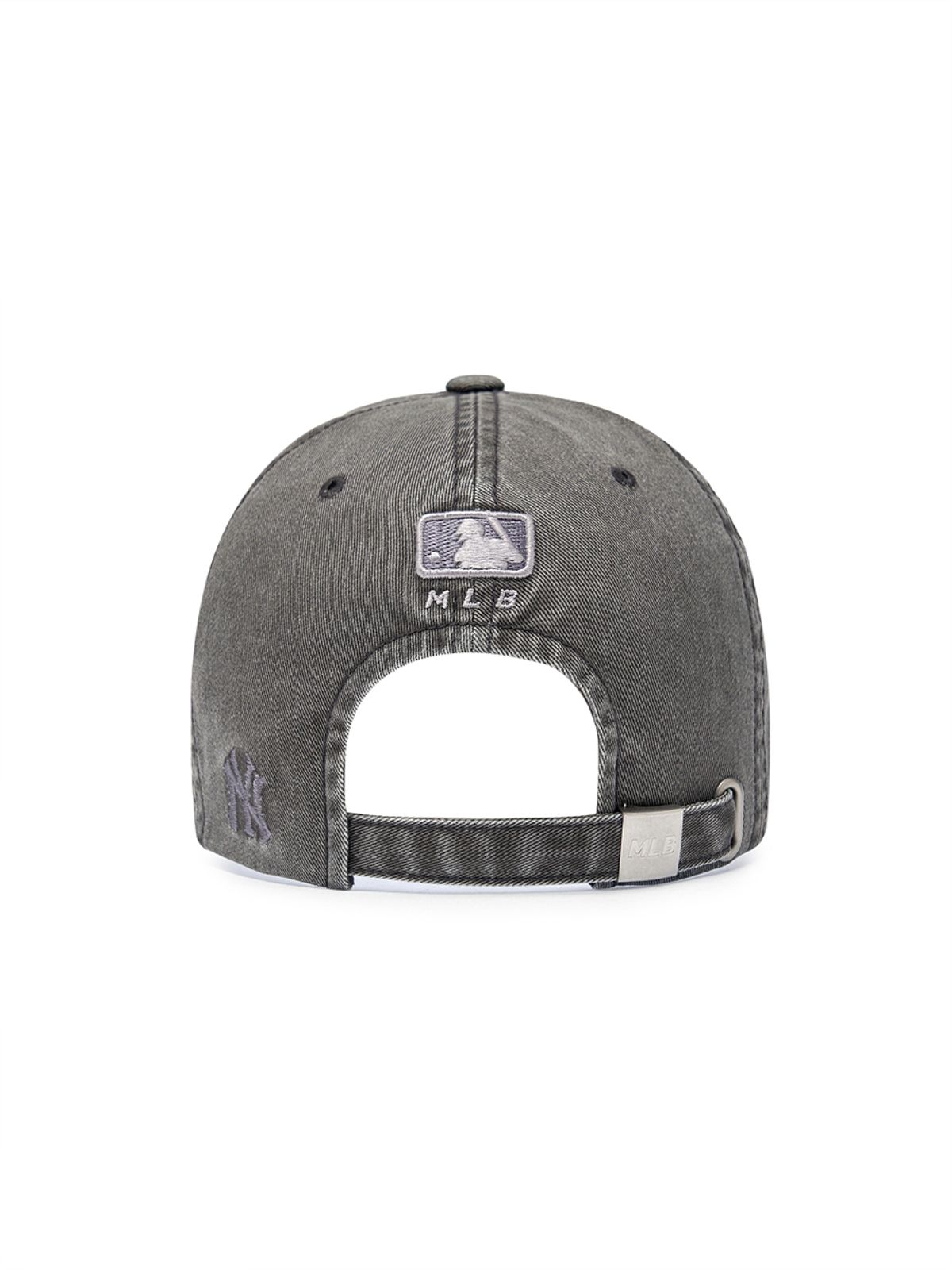 엠엘비(MLB) 빈티지 컬러 워싱 언스트럭쳐 볼캡 NY (Charcoal Grey)