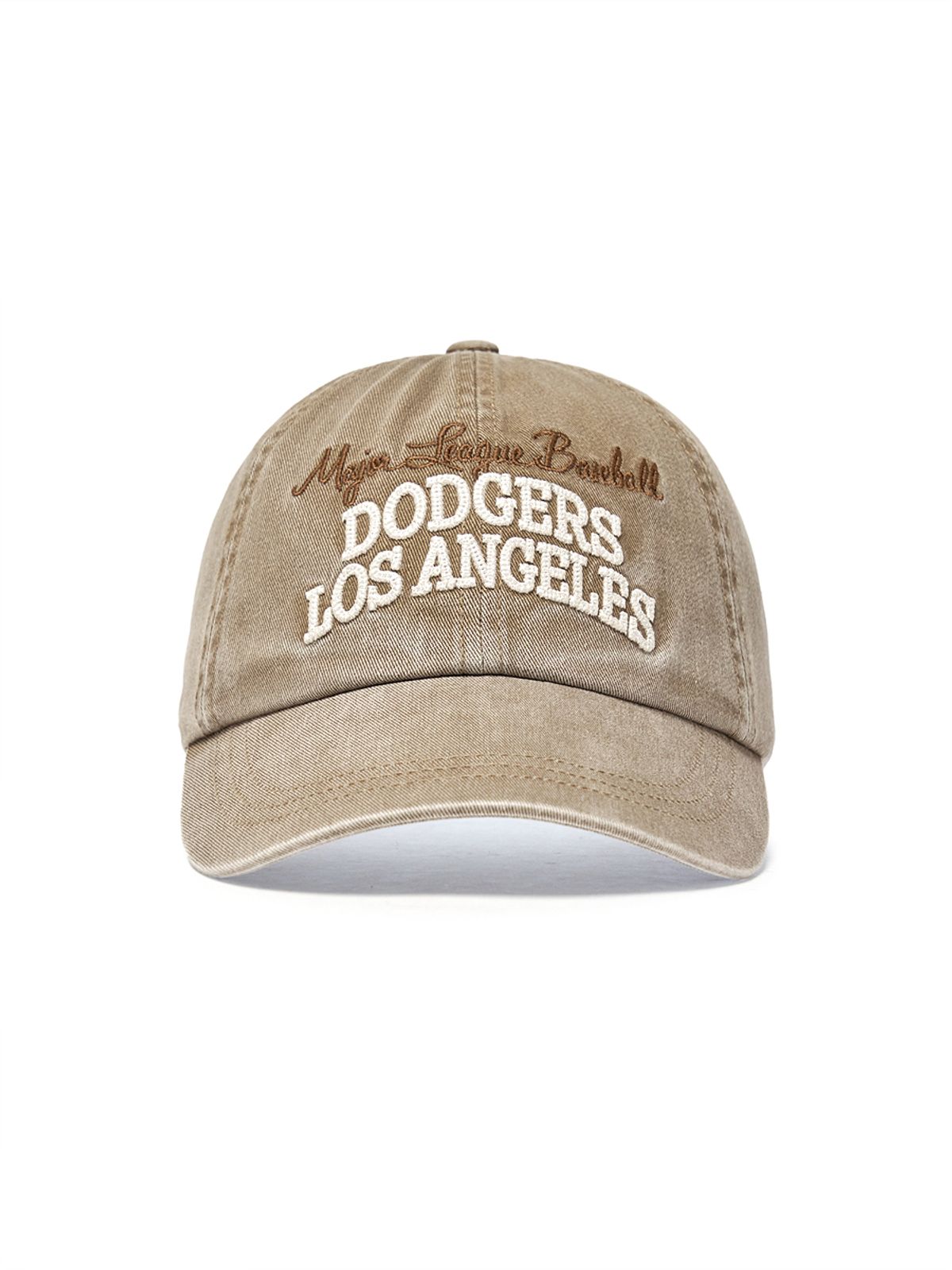 엠엘비(MLB) 빈티지 컬러 워싱 언스트럭쳐 볼캡 LA (D.Beige)