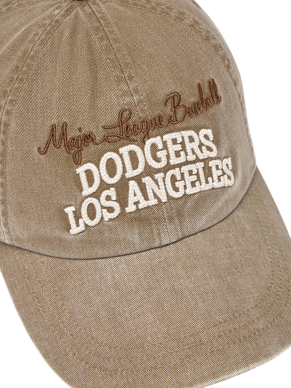 엠엘비(MLB) 빈티지 컬러 워싱 언스트럭쳐 볼캡 LA (D.Beige)