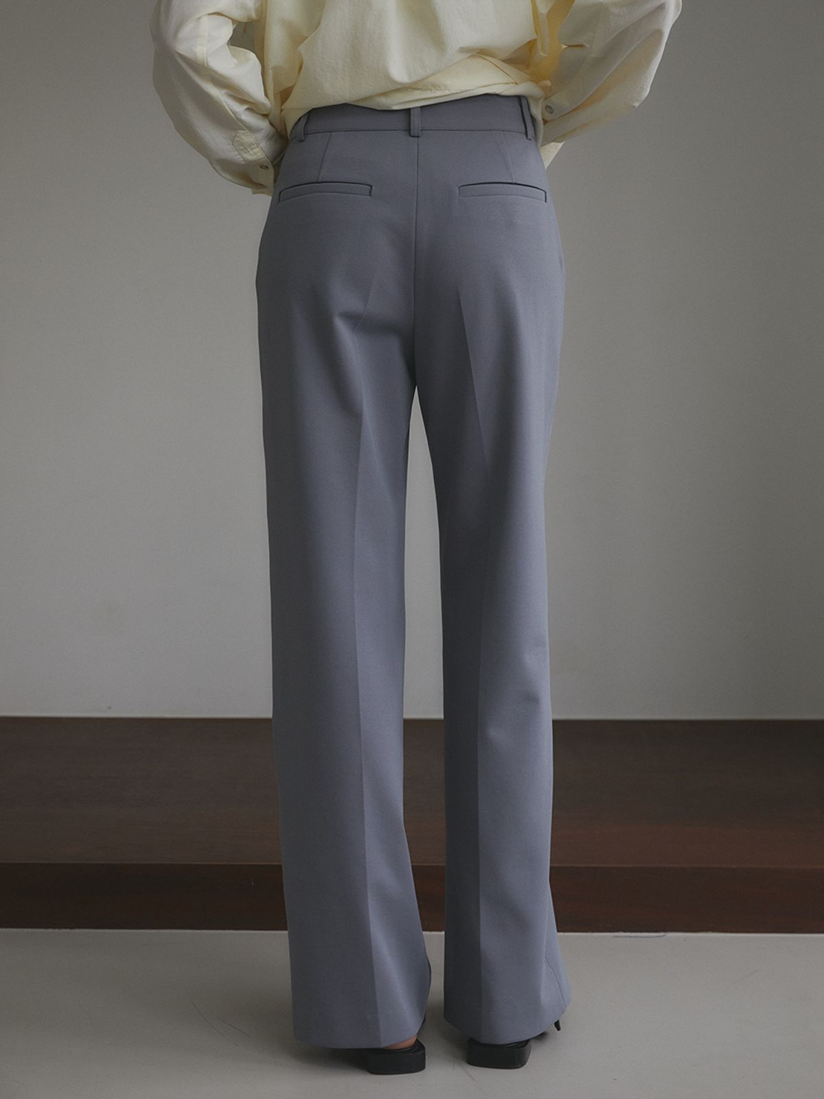 레이허(RAYHER) PinTuck Ponte Pants [IASH]