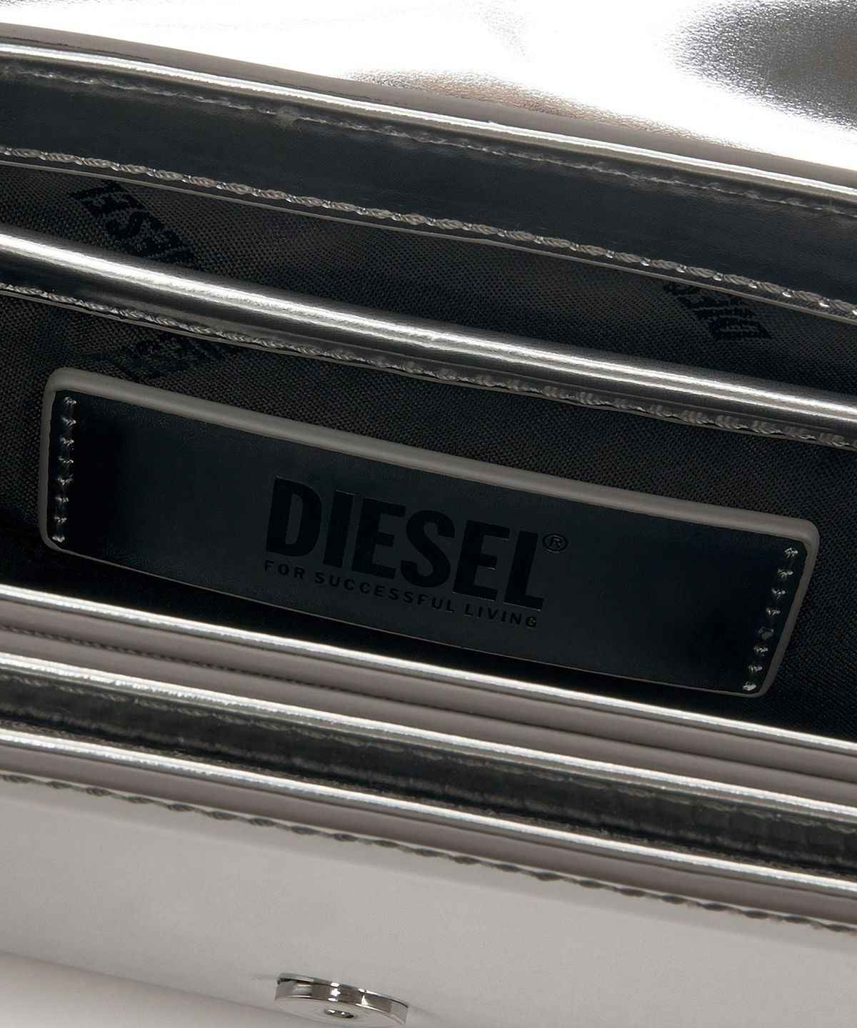 디젤(DIESEL) 1DR 숄더백 - 실버 / X08396PS202H0535