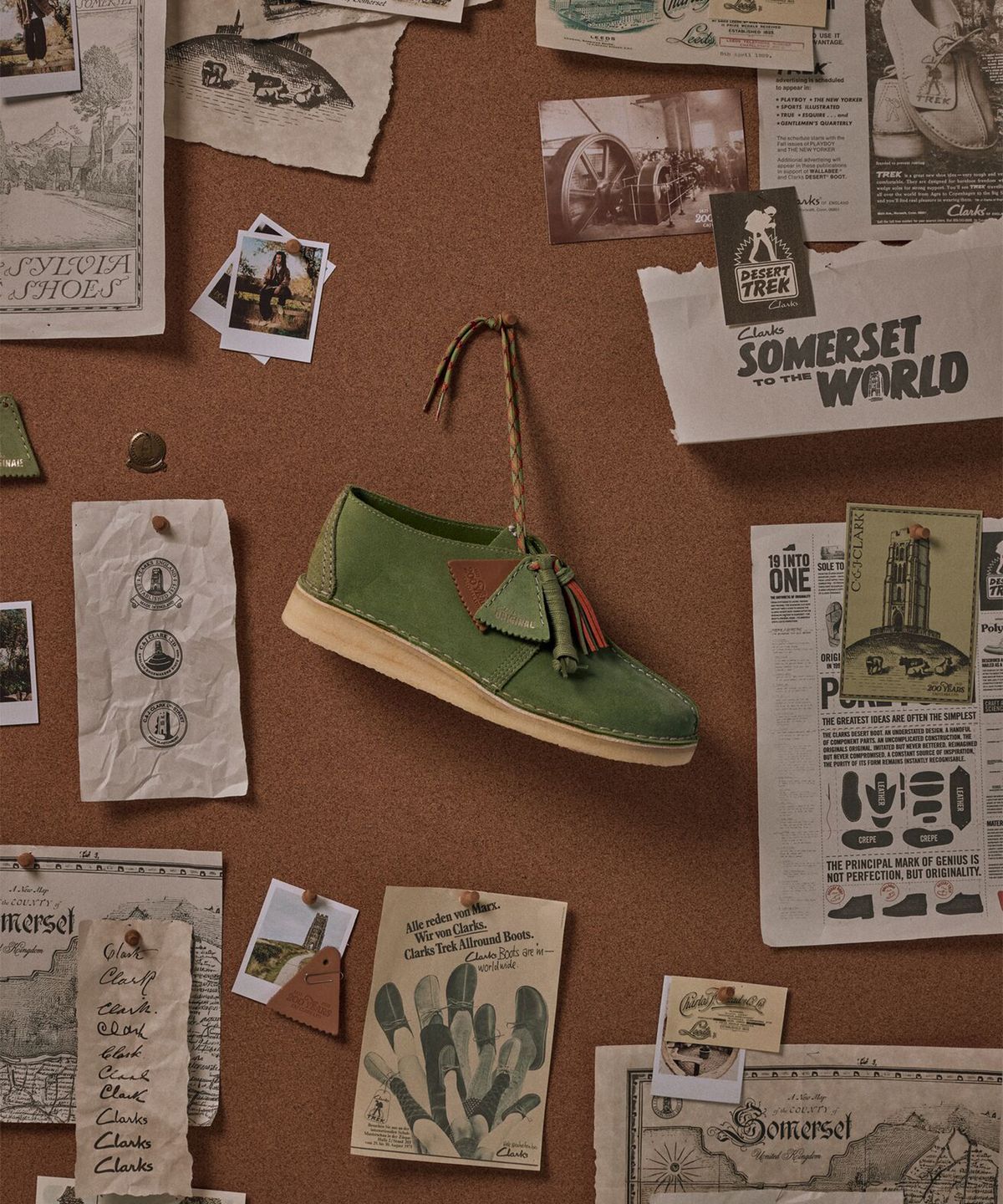클락스 오리지널스(CLARKS ORIGINALS) (남성) 데저트 트렉 - 애플 스웨이드 / 26180991