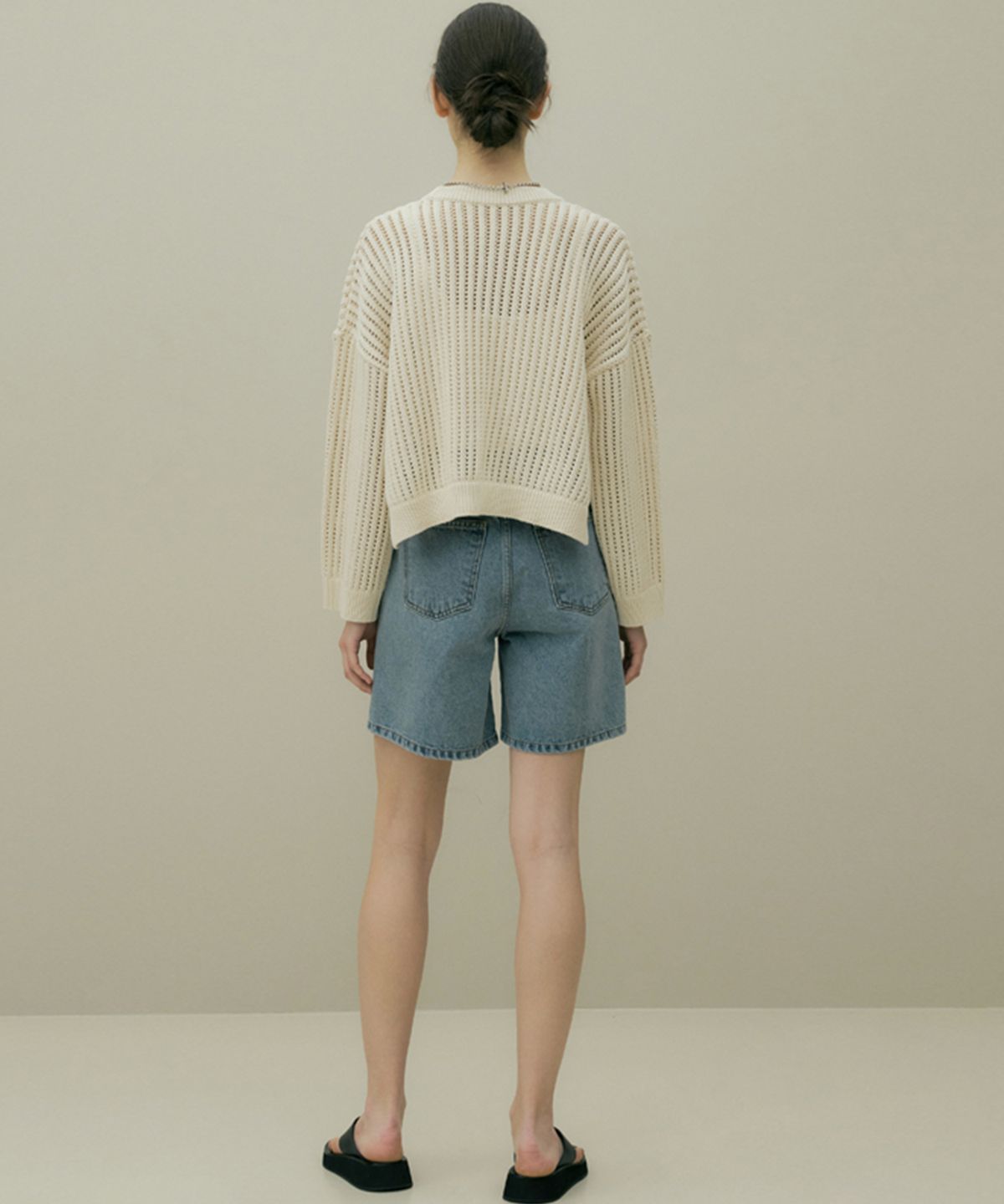 오떼뜨(OCTETTE) BOSSA DENIM SHORTS
