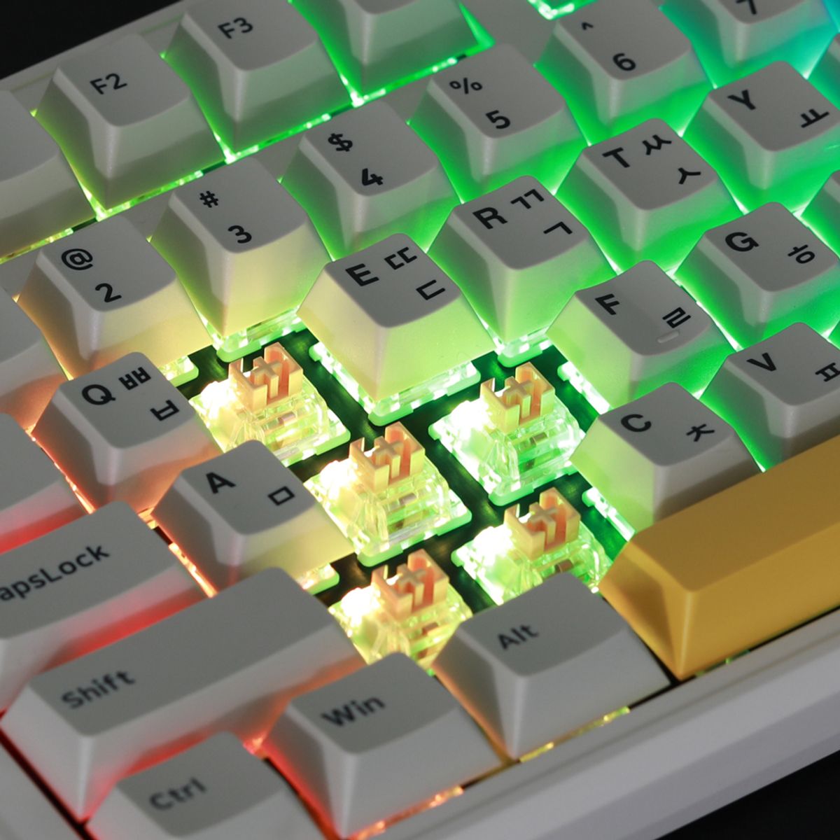 에스피엠(SPM) PL87A PBT 바다소금 기계식 유선 키보드 (다크올리비아)