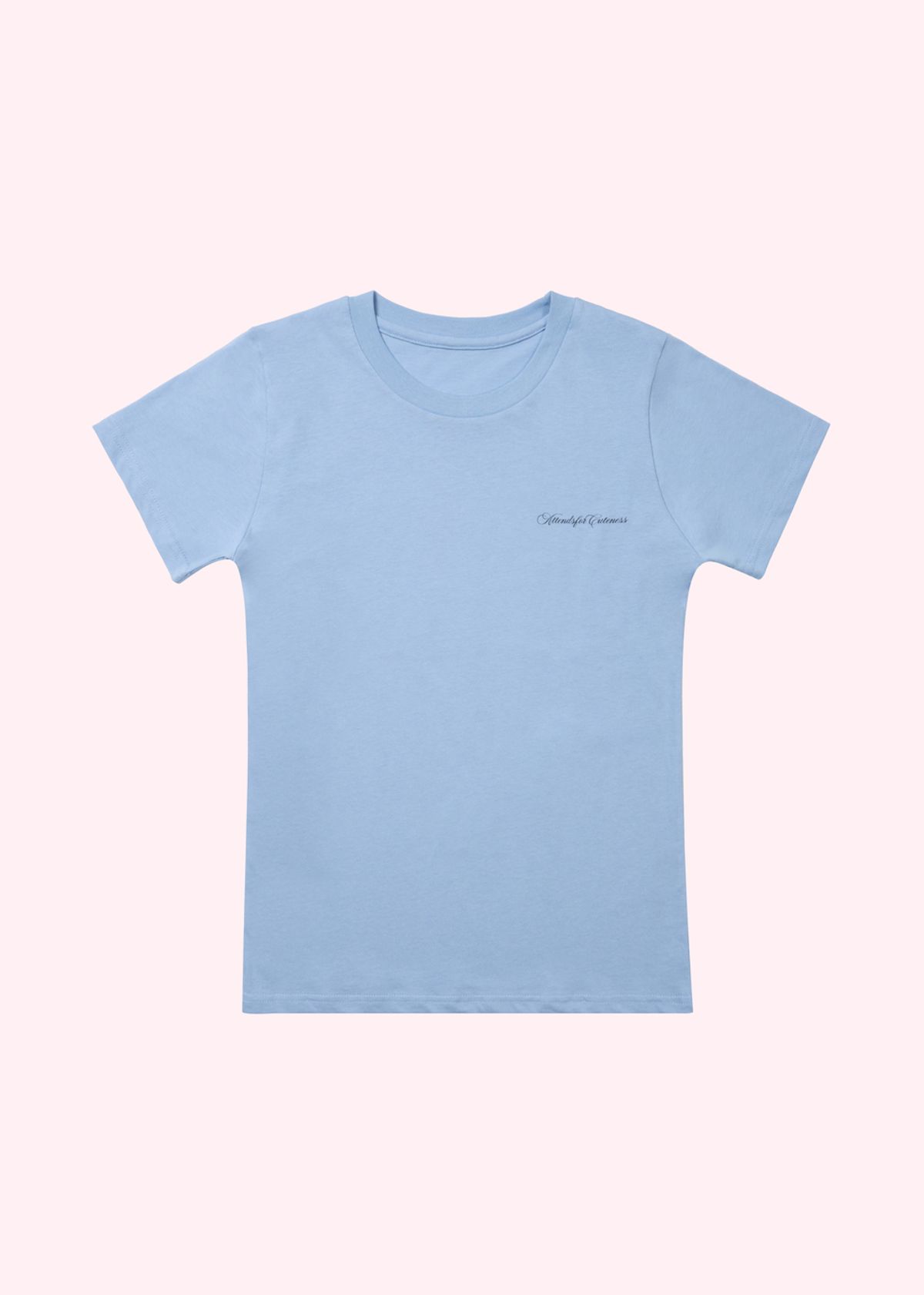 어텐즈(ATTENDS) Attends for cuteness tee (Sky blue)