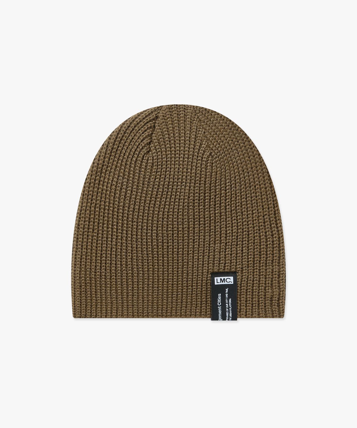 엘엠씨(LMC) LABEL SHORT BEANIE khaki beige