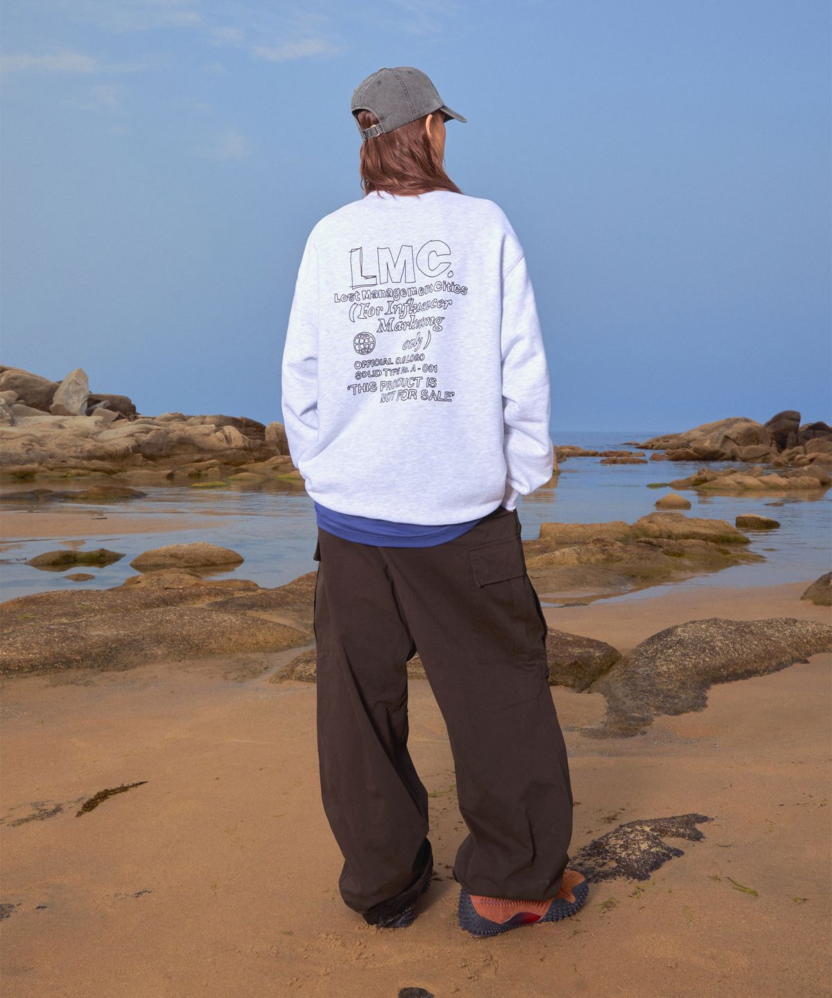 엘엠씨(LMC) FN DOODLE SWEATSHIRT light heather gray