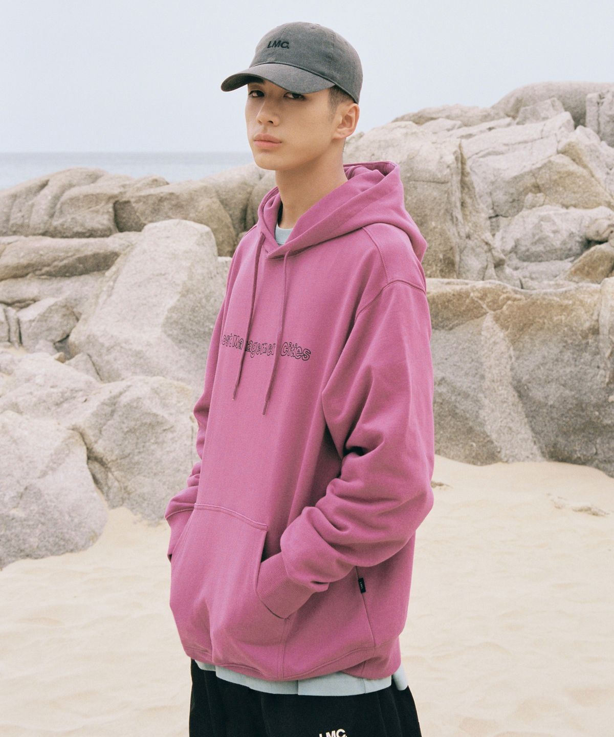 엘엠씨(LMC) FN DOODLE HOODIE indi pink