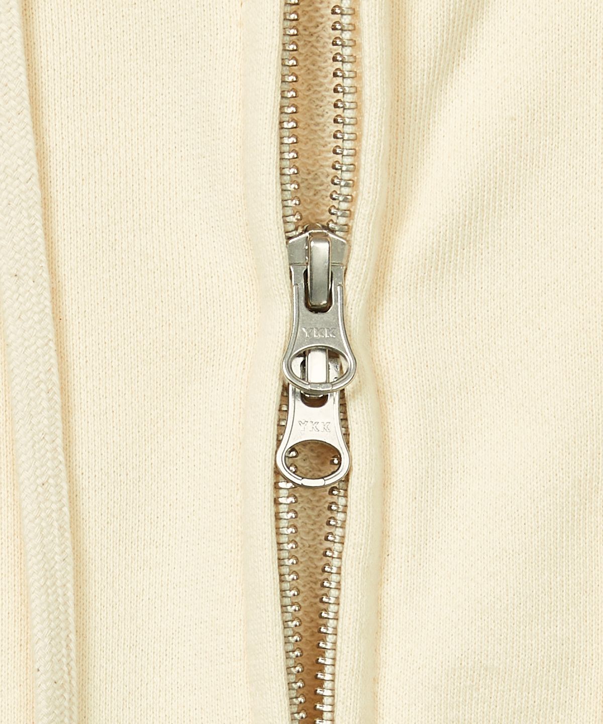 엘엠씨(LMC) WM SIGNATURE COMBO ZIP-UP HOODIE ivory