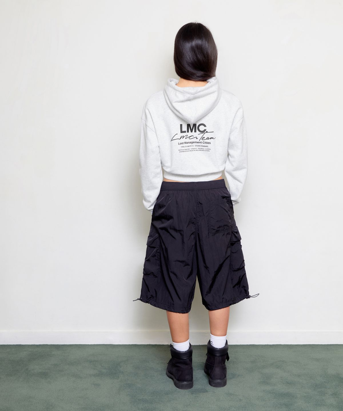 엘엠씨(LMC) WM SIGNATURE COMBO ZIP-UP HOODIE black