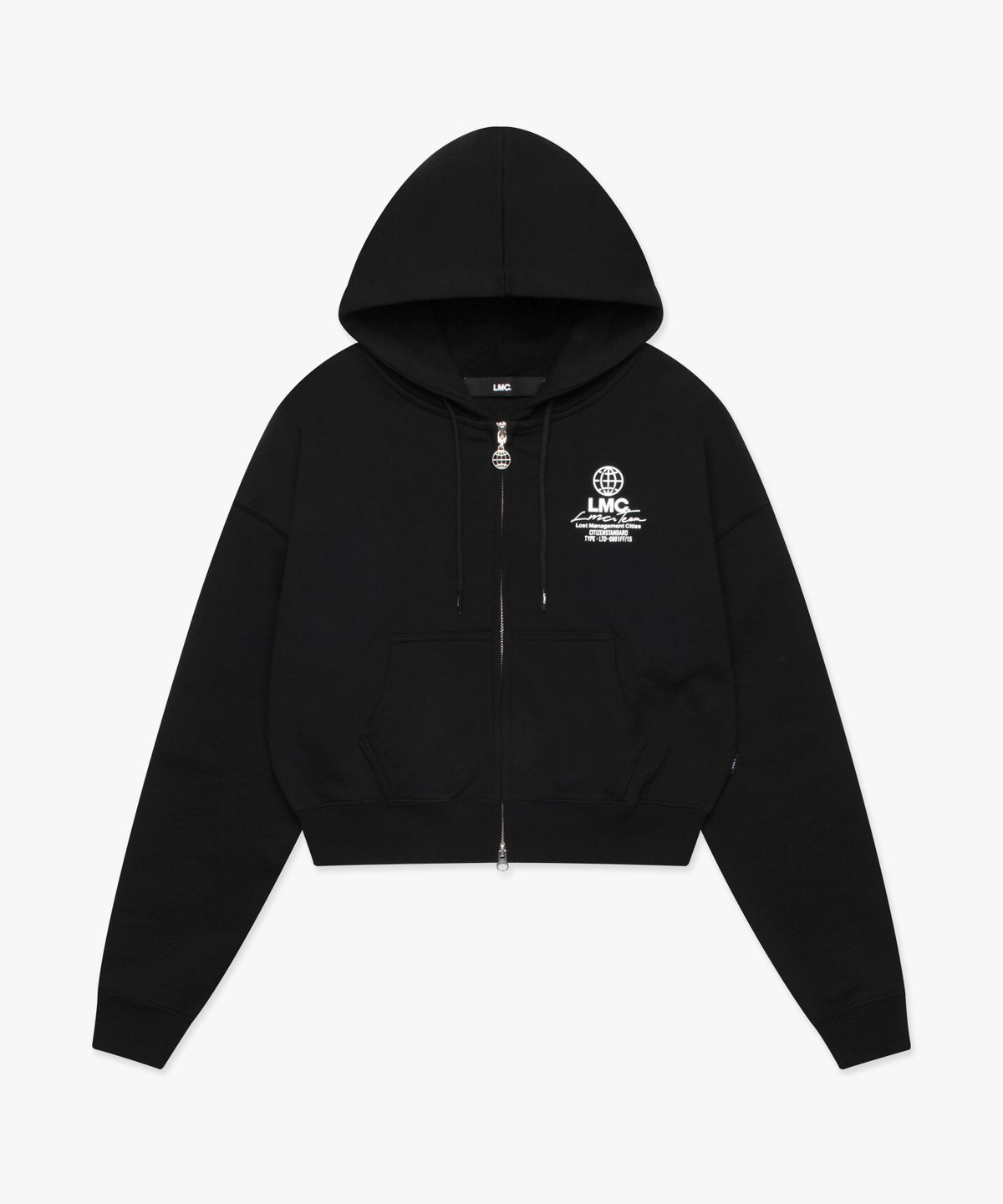 엘엠씨(LMC) WM SIGNATURE COMBO ZIP-UP HOODIE black