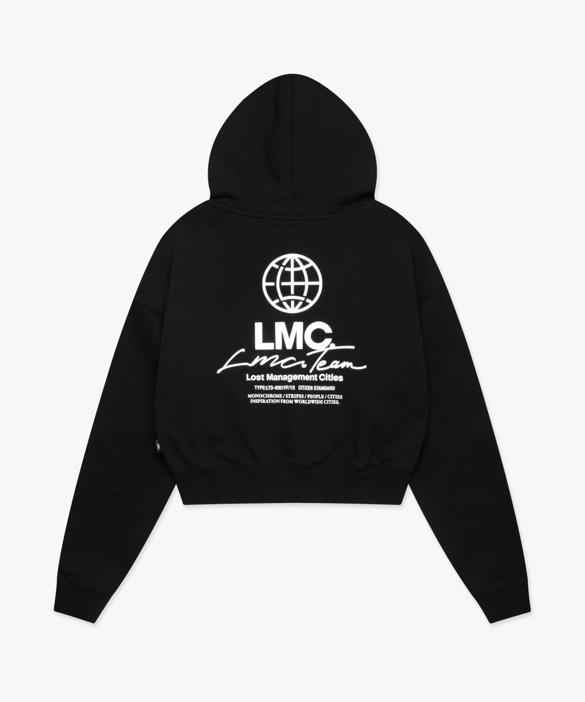 엘엠씨(LMC) WM SIGNATURE COMBO ZIP-UP HOODIE black