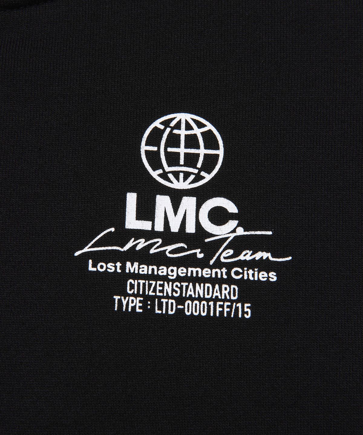 엘엠씨(LMC) WM SIGNATURE COMBO ZIP-UP HOODIE black