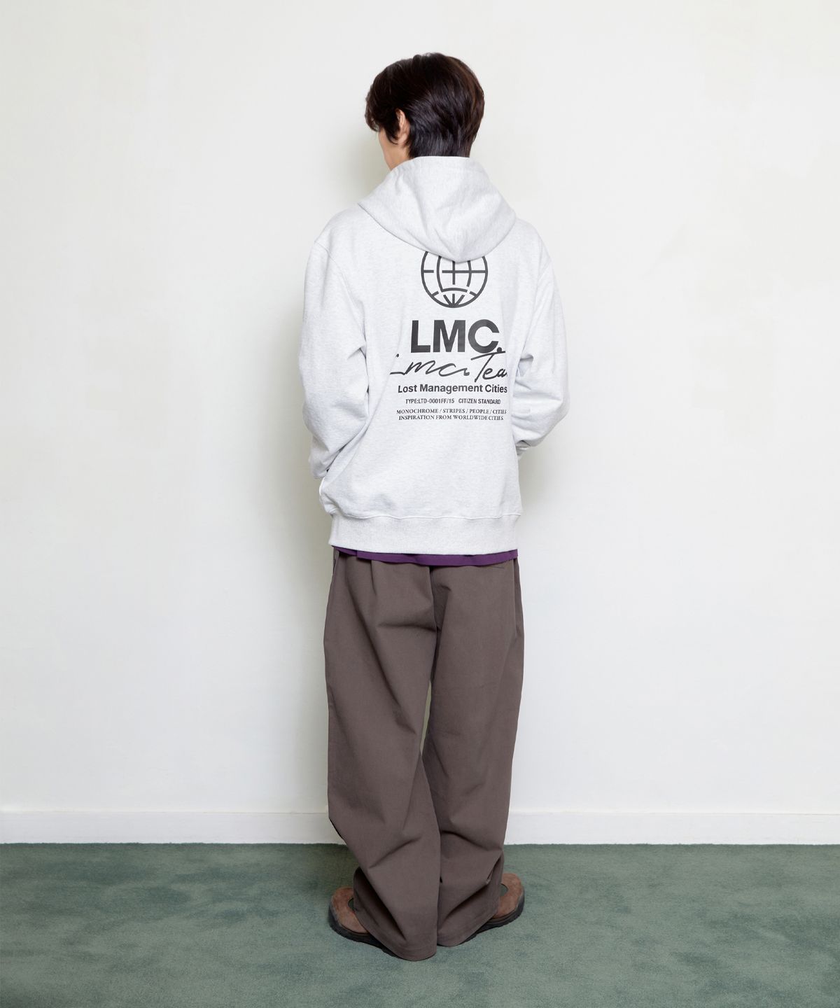 엘엠씨(LMC) SIGNATURE COMBO ZIP-UP HOODIE black