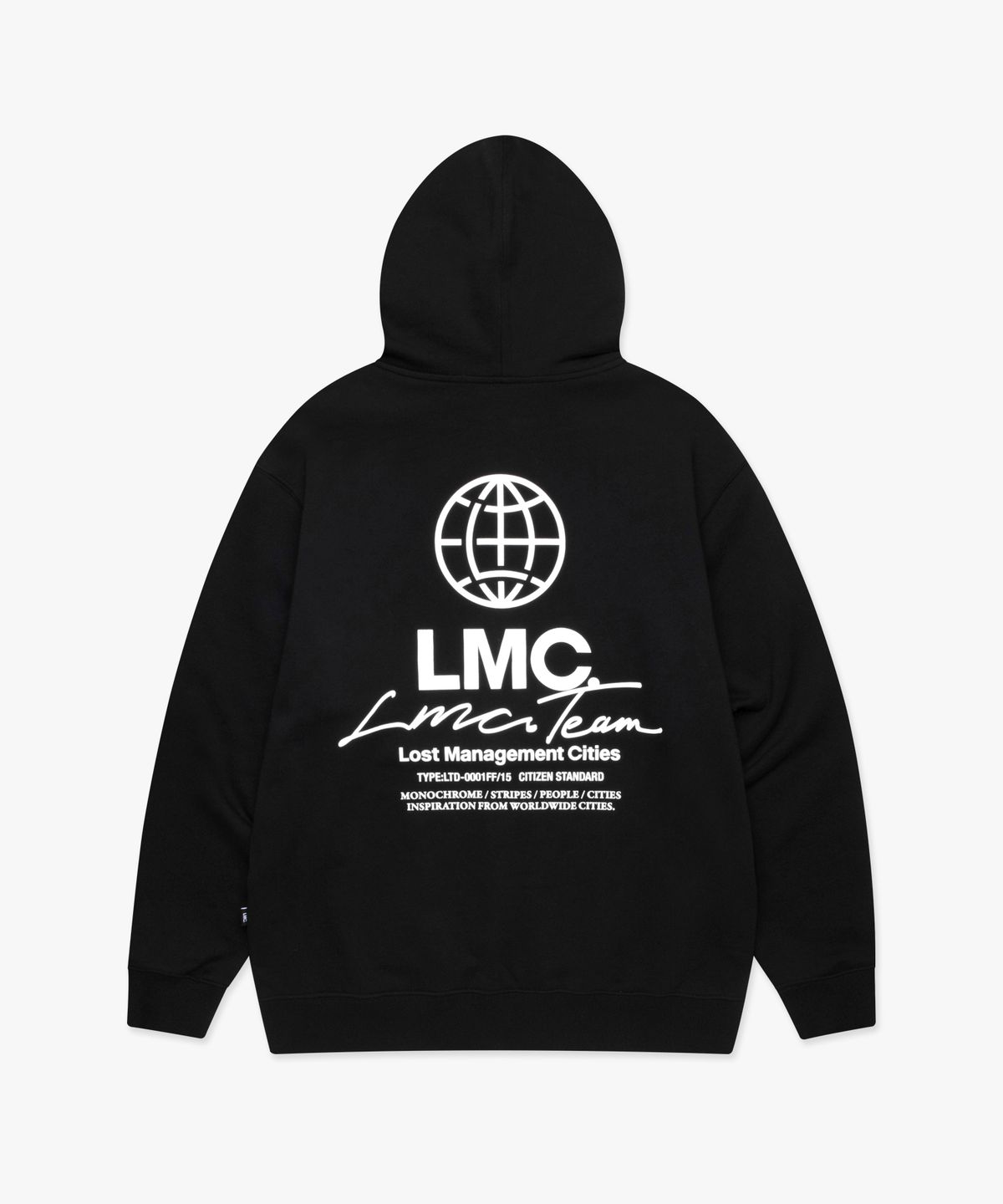 엘엠씨(LMC) SIGNATURE COMBO ZIP-UP HOODIE black
