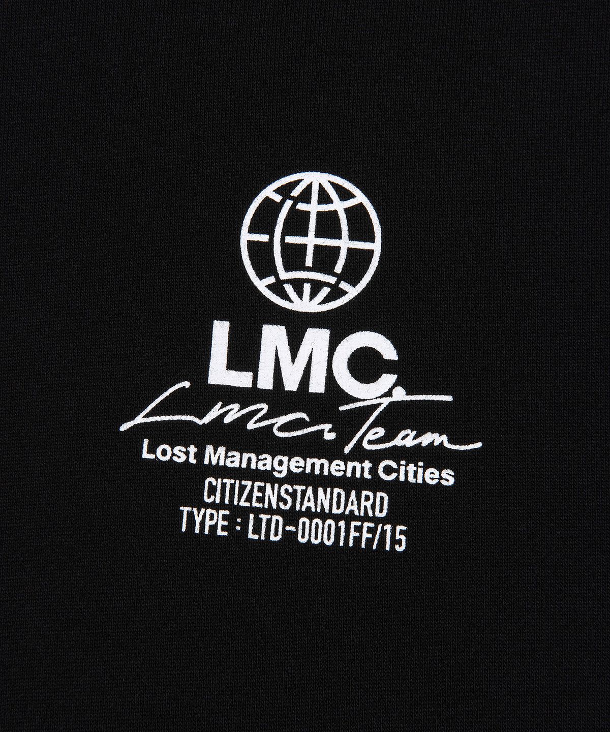 엘엠씨(LMC) SIGNATURE COMBO ZIP-UP HOODIE black