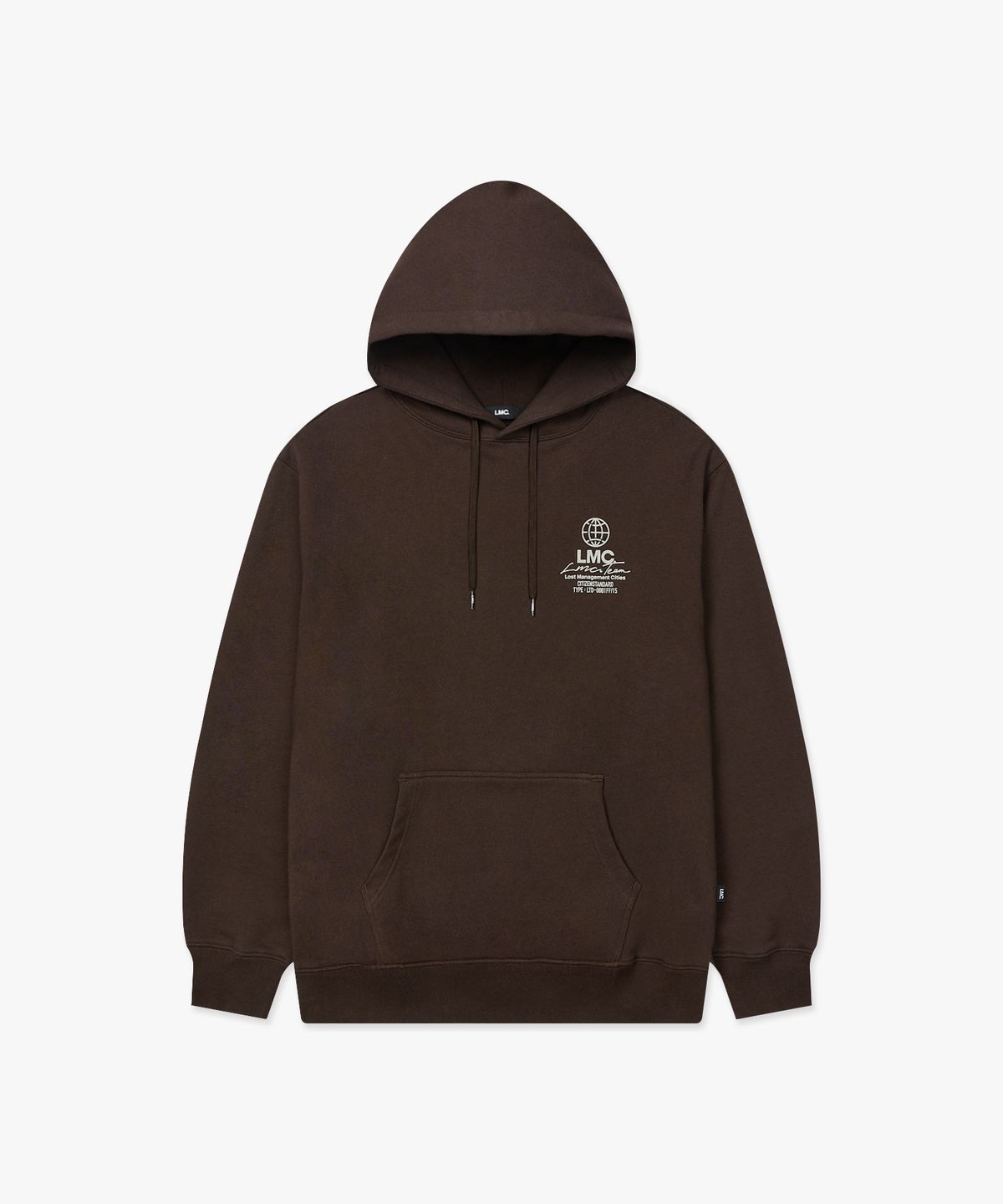 엘엠씨(LMC) SIGNATURE COMBO HOODIE brown