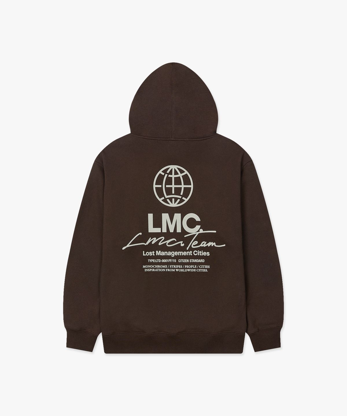 엘엠씨(LMC) SIGNATURE COMBO HOODIE brown