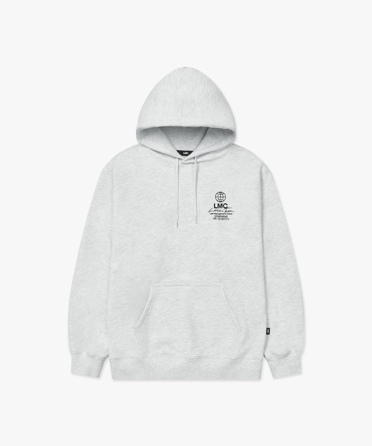 엘엠씨(LMC) SIGNATURE COMBO HOODIE light heather gray