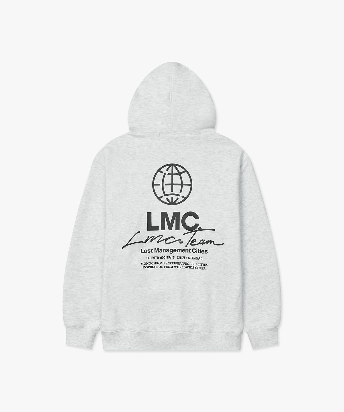 엘엠씨(LMC) SIGNATURE COMBO HOODIE light heather gray