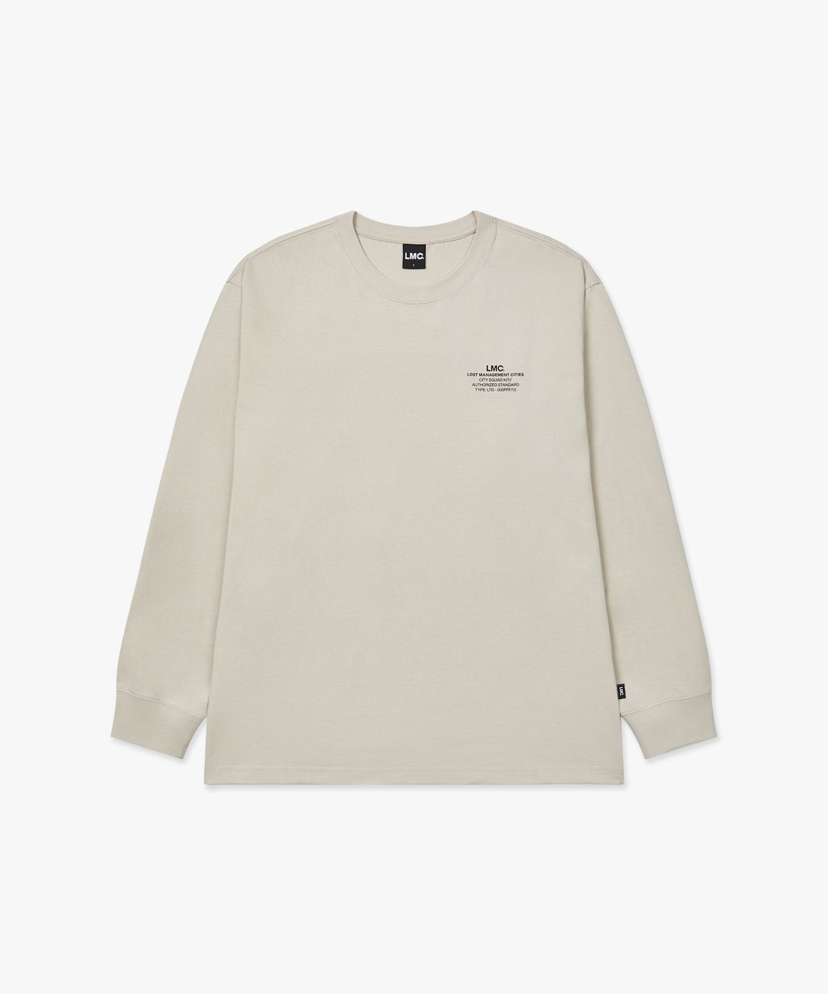 엘엠씨(LMC) AUTHORIZED STANDARD LONG SLV TEE sand