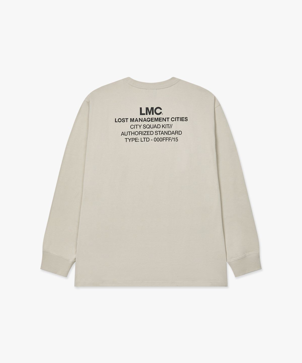 엘엠씨(LMC) AUTHORIZED STANDARD LONG SLV TEE sand