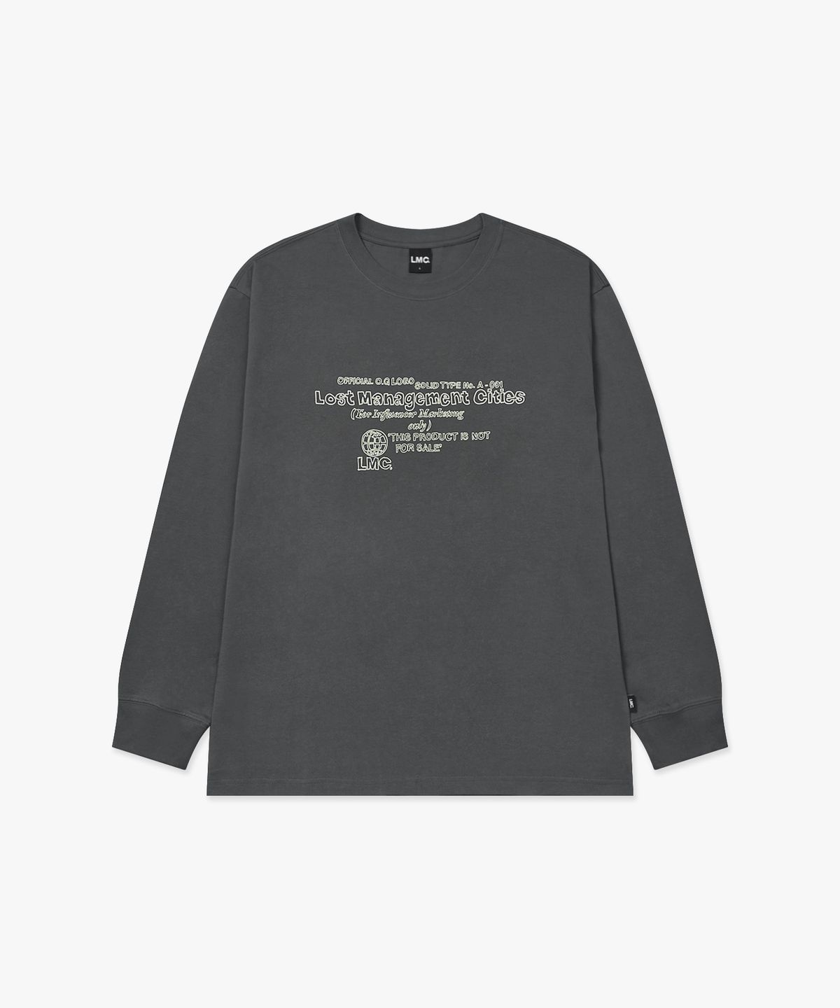 엘엠씨(LMC) DOODLE LOGO LONG SLV TEE charcoal