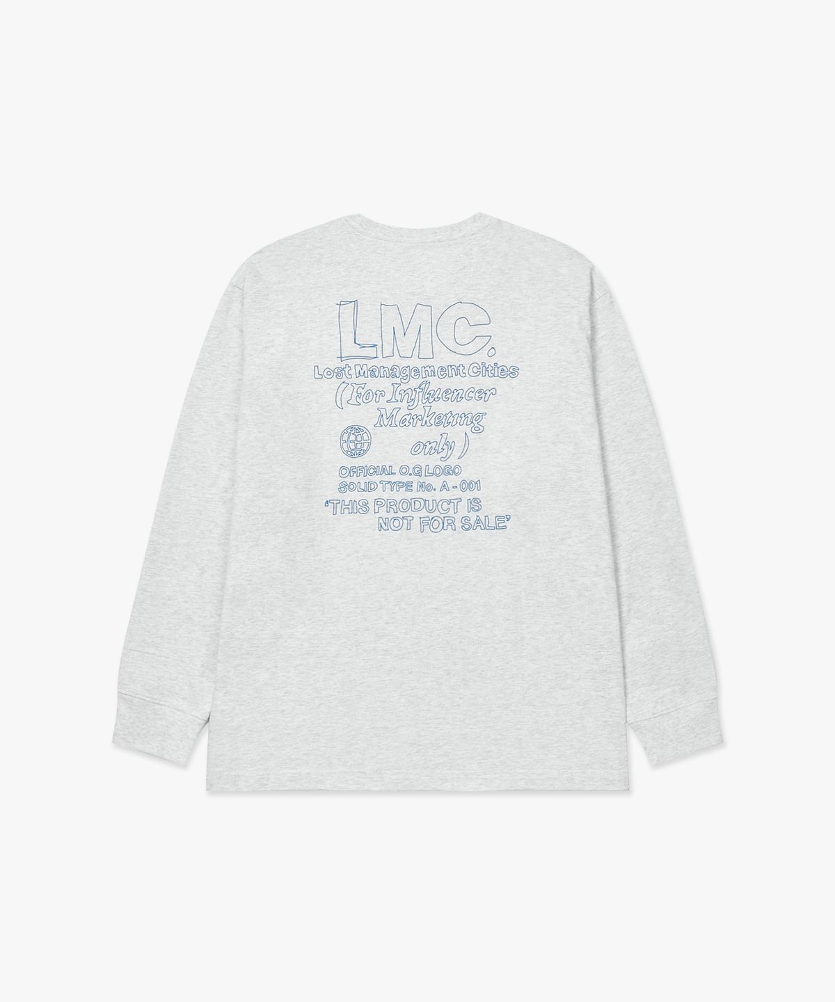 엘엠씨(LMC) FN DOODLE LONG SLV TEE light heather gray