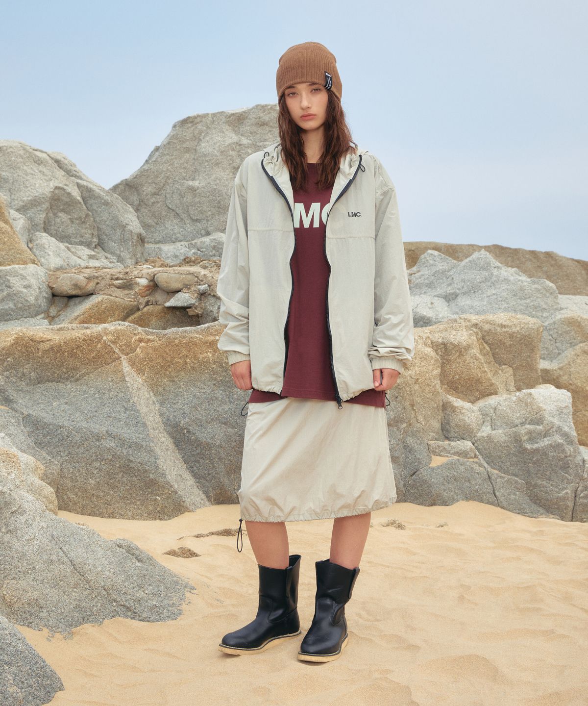 엘엠씨(LMC) OG LONG SLV TEE brown