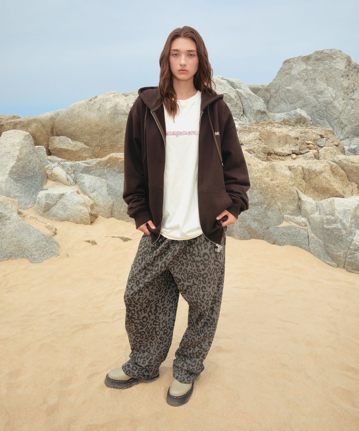 엘엠씨(LMC) S OG STRAIGHT SWEAT PANTS brown