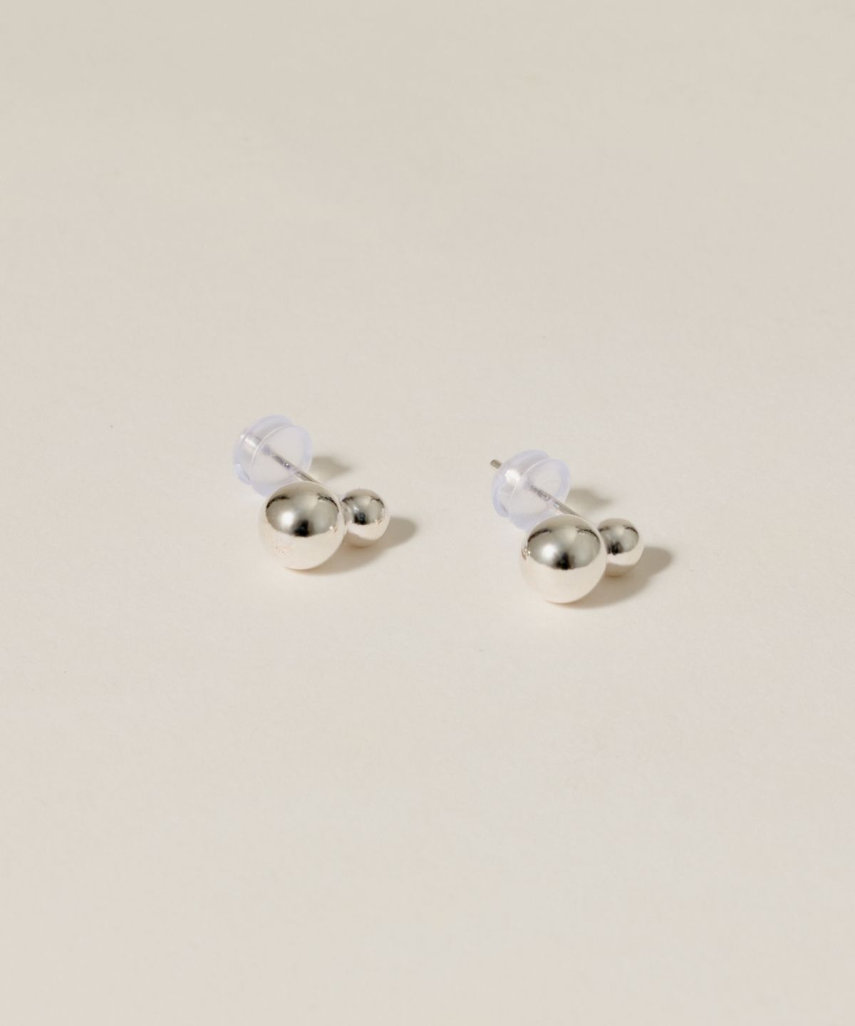노비스도쿄(NOVICE TOKYO) 더블 볼 피어스［Silver925］Double Ball Pierce  / Silver