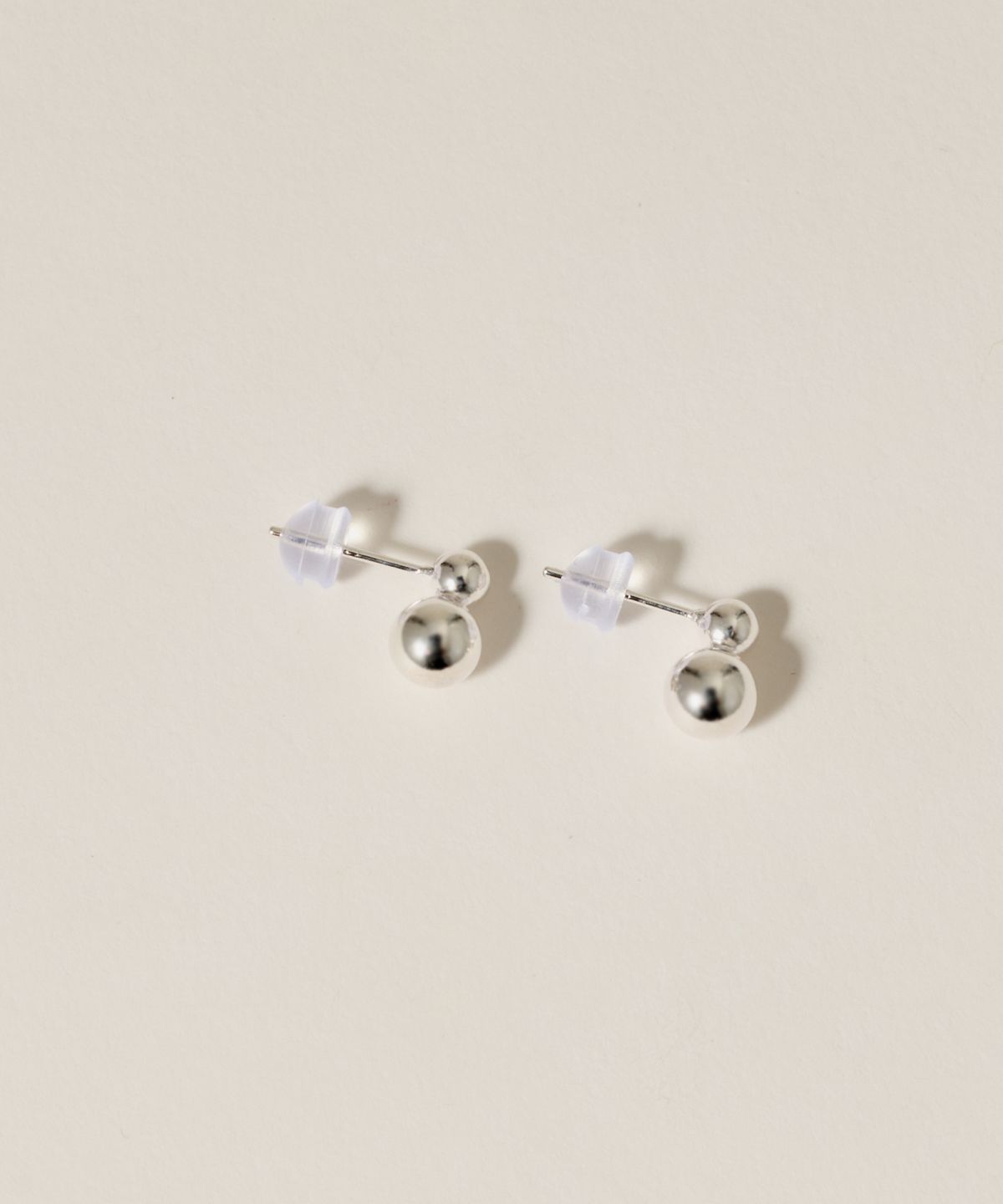 노비스도쿄(NOVICE TOKYO) 더블 볼 피어스［Silver925］Double Ball Pierce  / Silver