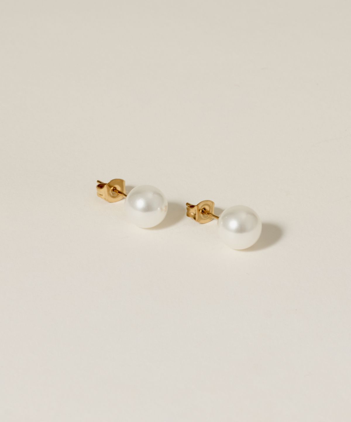 노비스도쿄(NOVICE TOKYO) 진주 귀걸이 Pearl Stud Pierce[Stainless] / Gold