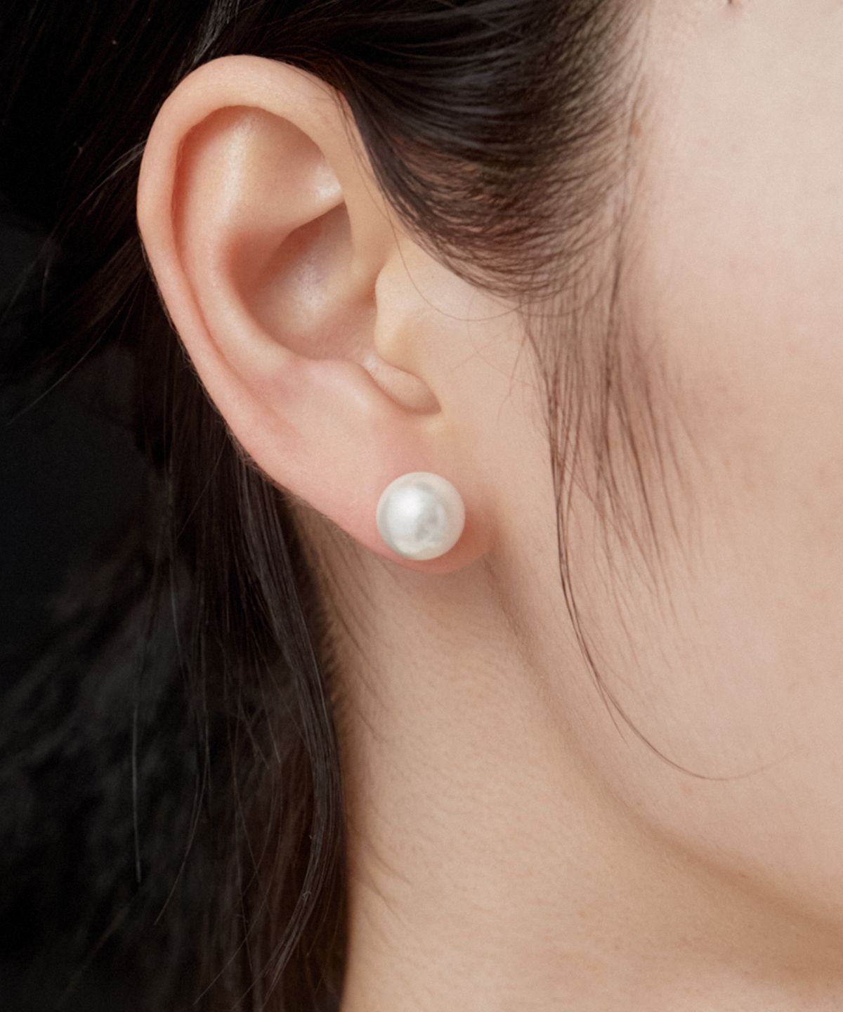 노비스도쿄(NOVICE TOKYO) 진주 귀걸이 Pearl Stud Pierce[Stainless] / Gold